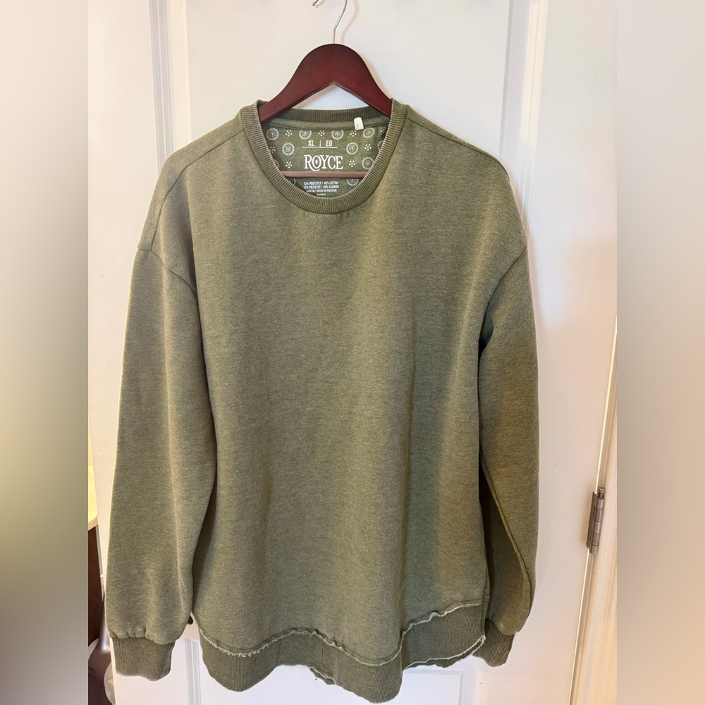 Olive Green Women's Sweatshirt by
